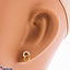 Shop in Sri Lanka for Vogue 22k gold ear stud set with 14 (c/Z) rounds