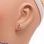 Shop in Sri Lanka for Vogue 22k gold ear stud set with 16 (c/Z) rounds