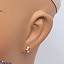 Shop in Sri Lanka for Vogue 22k gold ear stud with 6 (c/Z) rounds