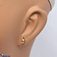 Shop in Sri Lanka for Vogue 22k gold ear stud with 2 (c/Z) rounds
