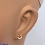 Shop in Sri Lanka for Vogue 22k gold  ear stud with 10 (c/Z) rounds