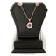Shop in Sri Lanka for Diamond Dreams Pink Gold Pendant With Earing Set