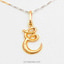 Shop in Sri Lanka for 22kt Gold Letter Pendant (P108) 