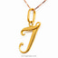 Shop in Sri Lanka for Mallika Hemachandra 22kt Gold Letter Pendant (P113) 