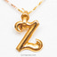Shop in Sri Lanka for Mallika Hemachandra 22kt Gold Letter Pendant (P128) 