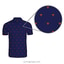 Shop in Sri Lanka for Trinity College All Over Printed Polo Shirt-Blue Small