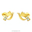 Shop in Sri Lanka for Swarnamahal 22kt Yellow Gold Ear Stud With Swarovski Zirconia- ES1027