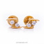 Shop in Sri Lanka for Vogue 22k gold ear stud set with 4 (c/Z) rounds