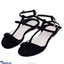 Shop in Sri Lanka for Black Suede Ankle Strap Sandals -Ladies Casual Wear  - Open Toe Flat -Teen Footwears - Comfy and Simple  Strappy Flat Shoes - Women Summer Collection - Size 35