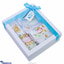 Shop in Sri Lanka for New Born Baby Boy Hampers - New Born Gift Hamper - Fabric Hand Painted Bunny Theme Cot Sheet, Pillow Cases And Bath Towel