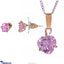 Shop in Sri Lanka for Stone 'N' String Cubic Zirconia Heart- Shaped Ear Stud With Pendant