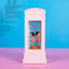 Shop in Sri Lanka for Romance In Phone Booth - Water Glitter Spinning Lantern, Table Ornament - Pink