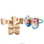 Shop in Sri Lanka for Cute Baby Girls Gift Box - Gold Bow Hair Bands And Hair Clips - Party Hair Accessories