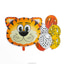 Shop in Sri Lanka for Jungle Animals, Tigger Balloons, Party Decoration Foil Balloon Set Of 7 Pcs- Kids Birthday, Chiller Party, Baby Shower Theme (tigger)