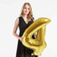 Shop in Sri Lanka for 40 Inch Birthday Foil Balloon Number 4, Helium Balloon, Party Decoration (gold)