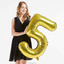 Shop in Sri Lanka for 40 Inch Birthday Foil Balloon Number 5, Helium Balloon, Party Decoration (gold)