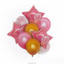 Shop in Sri Lanka for Pink And Gold Stars Balloons For Party, Party Decoration Pack Of 9 Balloons