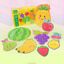 Shop in Sri Lanka for Wooden Fruits Puzzle For Kids, Educational Wooden Toy, Lean Numbers With Jigsaw Puzzles Set