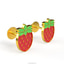Shop in Sri Lanka for Twinkle Jewels Strawberry Earrings- 18KT Solid Gold TJ020
