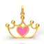 Shop in Sri Lanka for Twinkle Jewels Princess Crown Pendant- 18KT Solid Gold TJ005