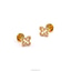 Shop in Sri Lanka for Raja Jewellers 22K Gold Ear Stud Set With 0.169ct Round E3- A- 5602