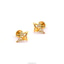 Shop in Sri Lanka for Raja Jewellers 22K Gold Ear Stud Set With 0.211ct Round E3- B- 4964