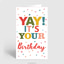 Shop in Sri Lanka for Yay It's Your Birthday Greeting Card