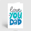 Shop in Sri Lanka for Love You Dad Greeting Card