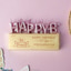 Shop in Sri Lanka for Happy Birthday Letter Candles - Pink