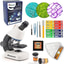Shop in Sri Lanka for STEM Microscope For Kids- Up To 40- 1200x Zoom Blank And Prepared Slides Built- In LED Light Science Microscope(mdg)