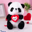 Shop in Sri Lanka for Sweet panda plush toy with heart - gift for her/For him