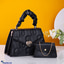 Shop in Sri Lanka for Fashion Upgrade 2PCS Crossbody Handbag - Black