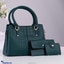 Shop in Sri Lanka for Ultimate Femme Trio Handbag 3PCS - Dark Green