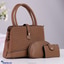 Shop in Sri Lanka for Satchel Trio Handbag 3PCS - Dark Brown