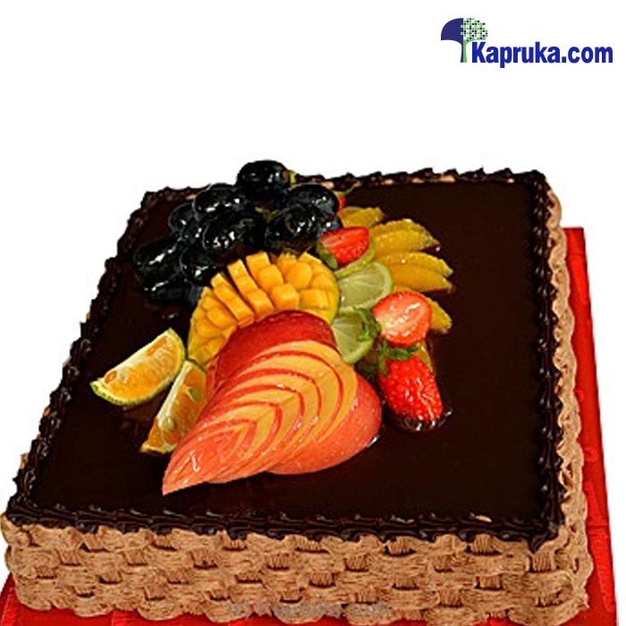 Mahaweli Reach Chocolate Fruit Gateaux Shaped Cake Online Price In Sri Lanka Mahaweli Reach Cake