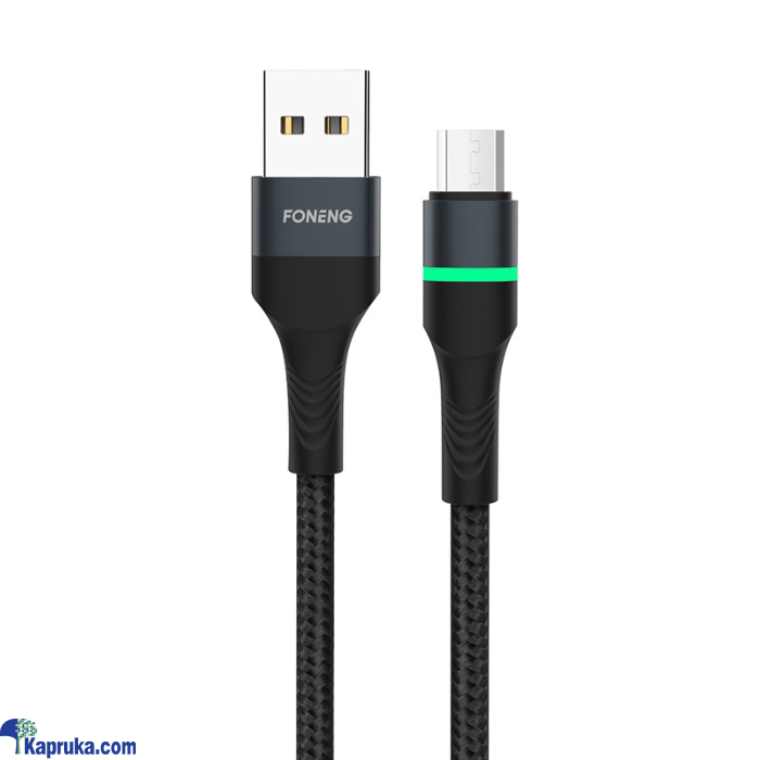 FONENG X79 Type- C Cable - 66W Fast Charging, All Compatible, Metal Weaved, Rainbow Light Online at Kapruka | Product# EF_PC_ELEC0V31POD00049