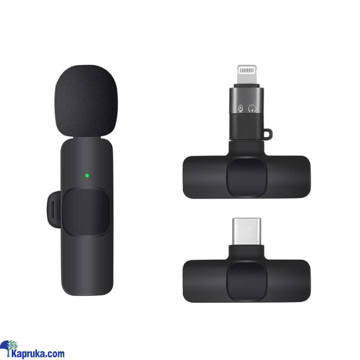 Wireless Microphone K8 (with Lightening And Type C Converter) Online at Kapruka | Product# EF_PC_ELEC0V31POD00079
