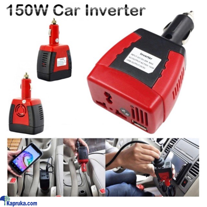 Softy 150W Car Inverter: DC To AC, USB Charger & Universal Socket Online at Kapruka | Product# EF_PC_HOME0V31POD00017