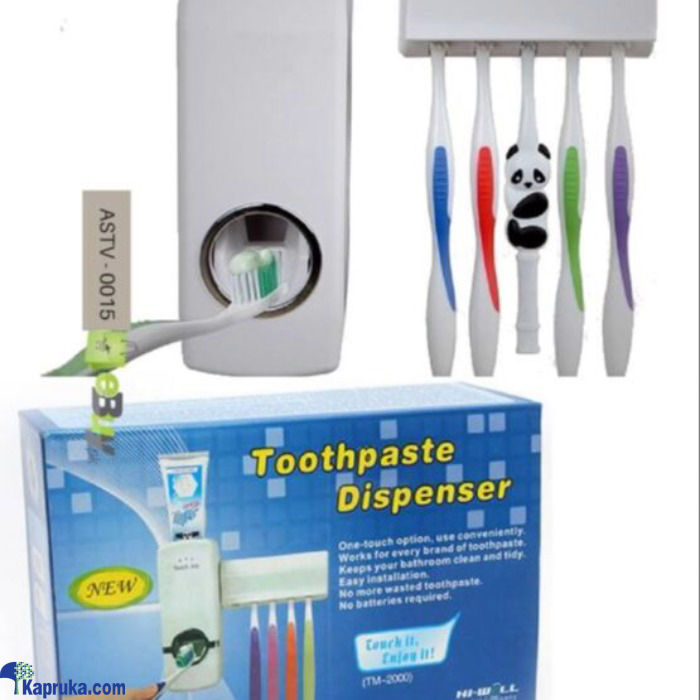 Automatic Toothpaste Dispenser With Toothbrush Holder Online at Kapruka | Product# EF_PC_HOME0V31POD00026