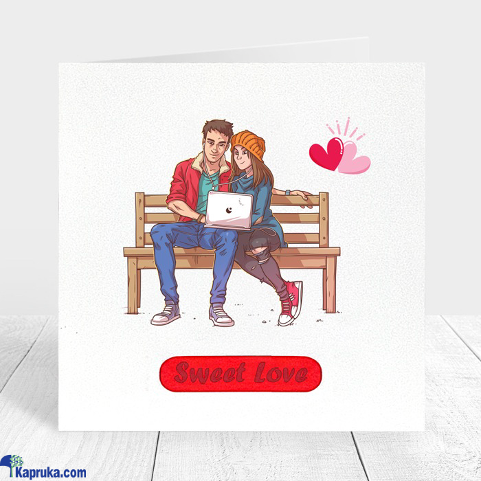 Sweet Love Handmade Wooden Greeting Card For Him Or Her Online at Kapruka | Product# EF_PC_GREE0V44P00010