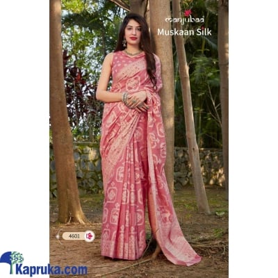 Banarasi Lucknowi Silk Weaving Soft Silk With Chickenkari Kind Work Online at Kapruka | Product# EF_PC_CLOT0V154POD00085