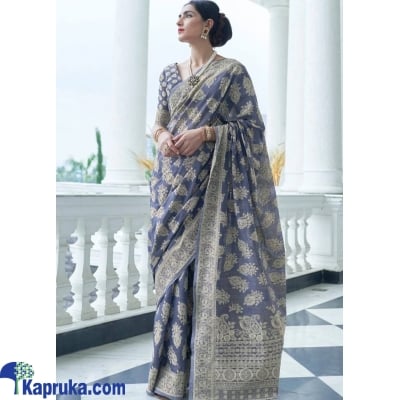 Banarasi Cotton Chikankari Weaving Saree Online at Kapruka | Product# EF_PC_CLOT0V154POD00158