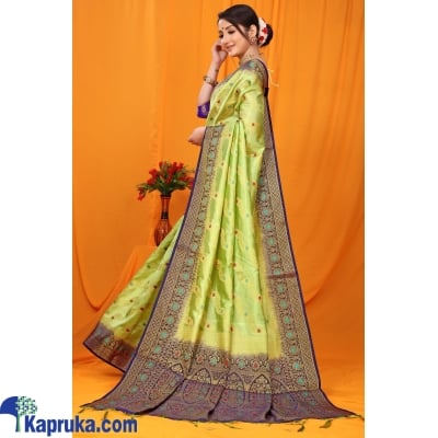 Balatan Silk Pure Gold Jari With Meena Work Jacquard Weaving All Over Saree Online at Kapruka | Product# EF_PC_CLOT0V154POD00178
