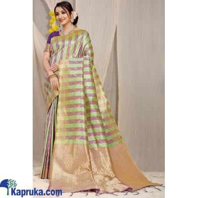Kanchipuram Pure Silk Handloom Saree With Pure Jari Weaving Work Online at Kapruka | Product# EF_PC_CLOT0V154POD00194