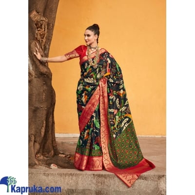 Pure Silk Fabric With Jacquard Weaving Border Sareee Online at Kapruka | Product# EF_PC_CLOT0V154POD00213