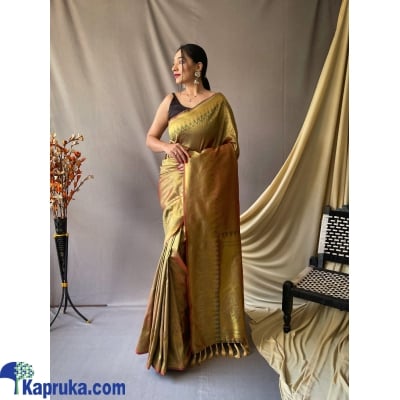 Antique Weaved Pure Kanjeevaram Soft Handloom Silk Saree Online at Kapruka | Product# EF_PC_CLOT0V154POD00223