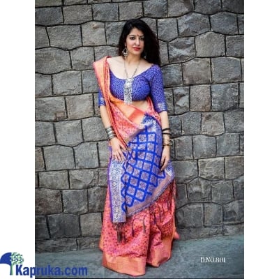 Banarasi Silk Weaving Patola Saree With Contrast Pallu Online at Kapruka | Product# EF_PC_CLOT0V154POD00235