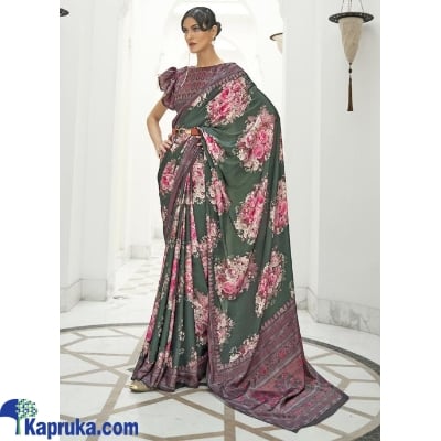 Kalamkari Pure Silk Crepe Digital Printed Saree Online at Kapruka | Product# EF_PC_CLOT0V154POD00242