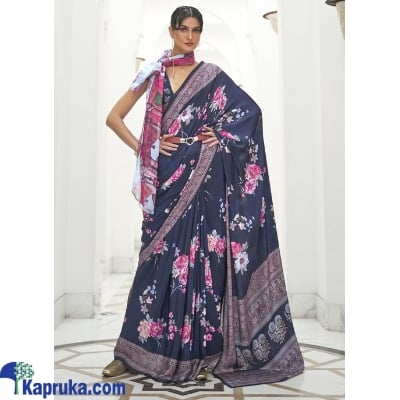 Kalamkari Pure Silk Crepe Digital Printed Sarees Online at Kapruka | Product# EF_PC_CLOT0V154POD00243
