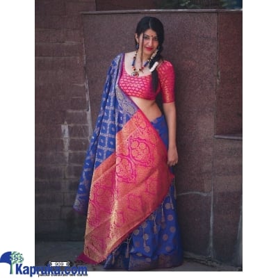 Banarasi Silk Weaving Patola Saree With Contrast Pallu Online at Kapruka | Product# EF_PC_CLOT0V154POD00250